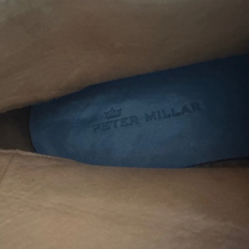 Peter Millar Suede Chukka Boots Mens 11.5‎ Light Brown Lace Up Desert MS18F07